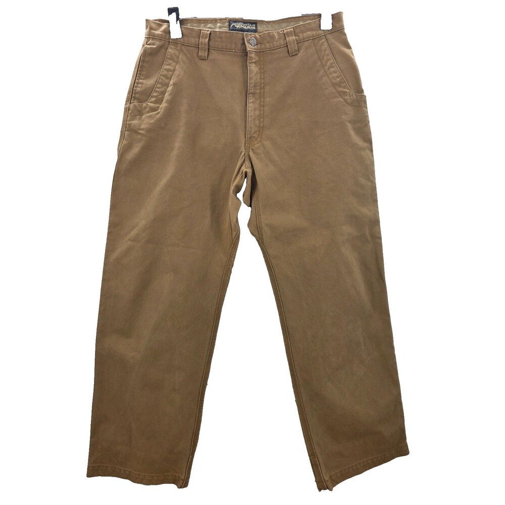 Mountain Khakis Men’s Original Mountain Pants 35x30 (Fits 34x30) Canvas Workwear